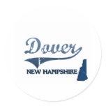 Dover New Hampshire City Classic Sticker