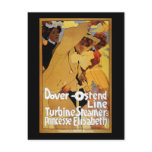 Dover Ostend Line Turbine Steamer postcards