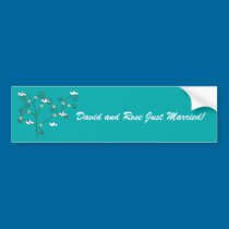 Doves in a Tree Bumper Sticker bumper stickers