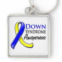 Down Syndrome Awareness Ribbon Key Chain