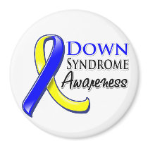 Down Syndrome Awareness Ribbon Refrigerator Magnet