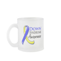 Down Syndrome Awareness Ribbon Coffee Mugs