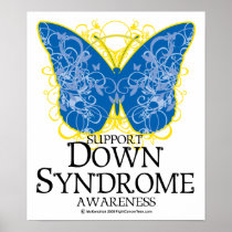 Down Syndrome Butterfly Print
