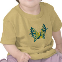 Down Syndrome Butterfly Ribbon T Shirts