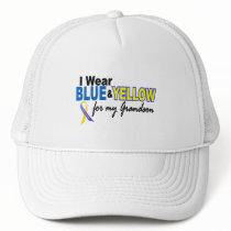 Down Syndrome I Wear Blue & Yellow For My Grandson