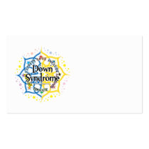 Down Syndrome Lotus Business Card Template
