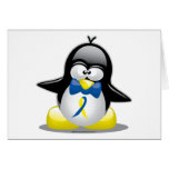 Down Syndrome Penguin Greeting Card