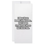 Down Syndrome Quote rack cards