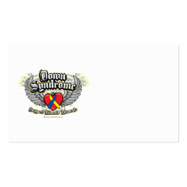 Down Syndrome Wings Business Card Templates