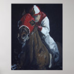 Down the Backstretch Print