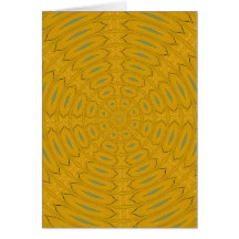 Down the Golden Tunnel Greeting Card