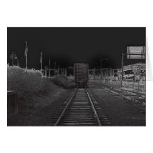 Down The Tracks Greeting Card