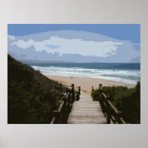 DOWN TO THE BEACH 3 PRINT