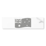 down under flag icon bumper stickers