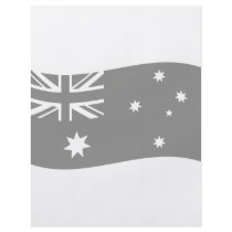 down under flag icon custom flyer