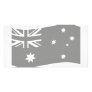 down under flag icon customized photo card