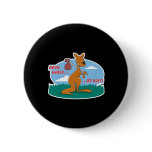 down under or bust kangaroo buttons