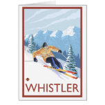 Downhhill Snow Skier - Whistler, BC Canada