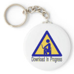 Download In Progress Key Chains