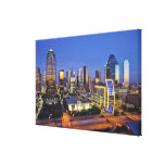 downtown dallas skyline gallery wrap canvas