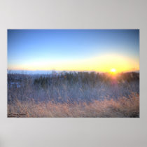 Downtown Edmonton in Spring Posters