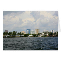 Downtown Fort Lauderdale Greeting Cards