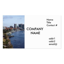 downtown jacksonville florida riverwalk business card
