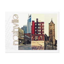 Downtown Nashville collage Postcards