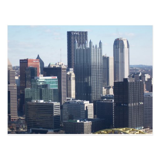 Downtown Pittsburgh Post Card