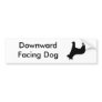 Downward Facing Dog Bumper Stickers