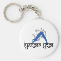 Downward Facing Dog Iyengar Yoga Key Chains