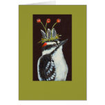 downy woodpecker card, Arthur