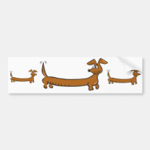 DOXIE-Cartoon Bumper Stickers