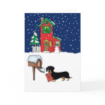 Doxie Christmas Mail Cards