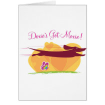 Doxie's Got Moxie Greeting Card