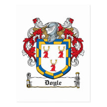 Doyle Family Crest Postcards