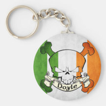 Doyle Irish Skull Key Chains