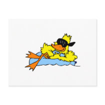 Dozer Duck Postcard