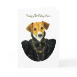 DR037 Jack Russell Terrier, Happy Birthday Mum