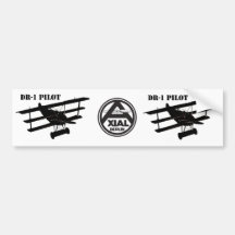 DR-1 Pilot Bumper Sticker