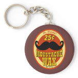 Dr. Dandy's Moustache Wax keychains