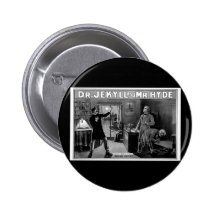 Dr. Jekyll and Mr. Hyde Pinback Button