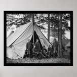 Dr. Letterman, Chief Doctor & Staff 1862 posters