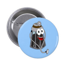 Dr. Pepper Shaker Pinback Button