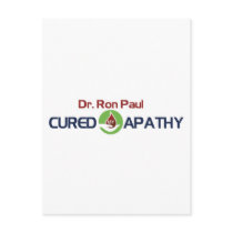 Dr. Ron Paul Cured My Apathy Post Cards