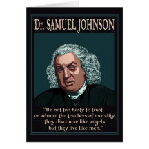 Dr. Samuel Johnson Card