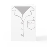 Dr. Scientist lab coat card - customisable!