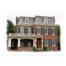 "Dr. Wolfe House" Post Card