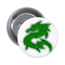 Drache grün anstecknadelbuttons