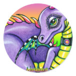 "Draco" Cute Baby Rainbow Dragon Stickers